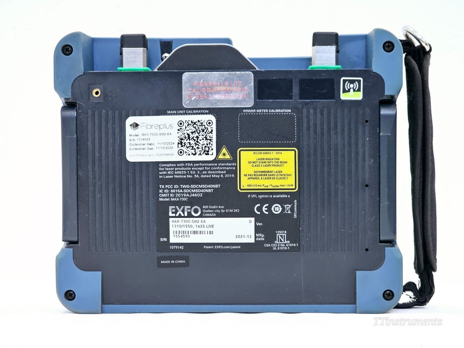 EXFO MAX-730C-SM2 OTDR iOLM MaxTester 1310/1550, 1625 LIVE SM2 MAX-730C