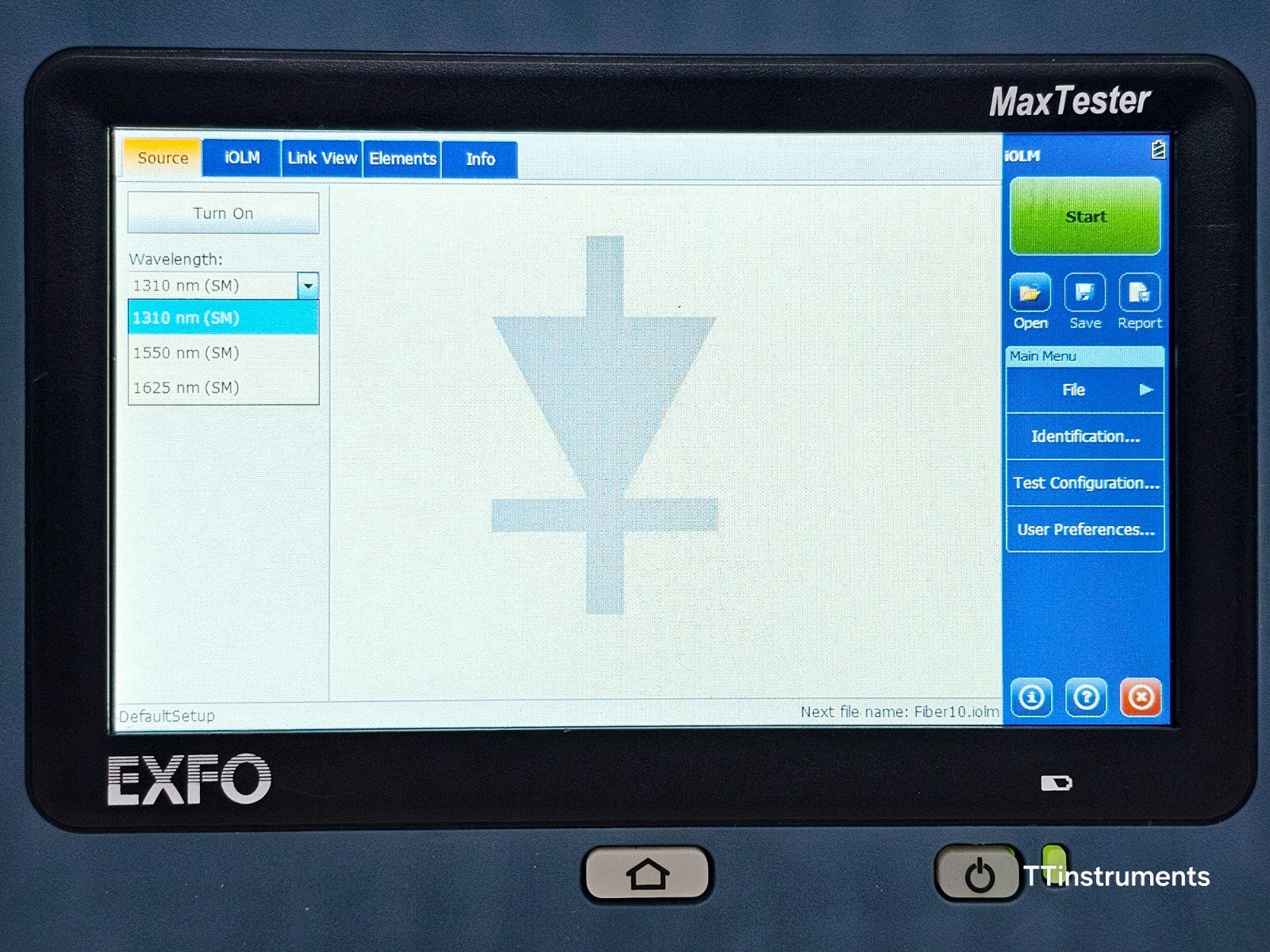 EXFO MAX-730C-SM3 iOLM MaxTester 1310/1550/1625 nm FTTx/PON 39/38/39 dB APC