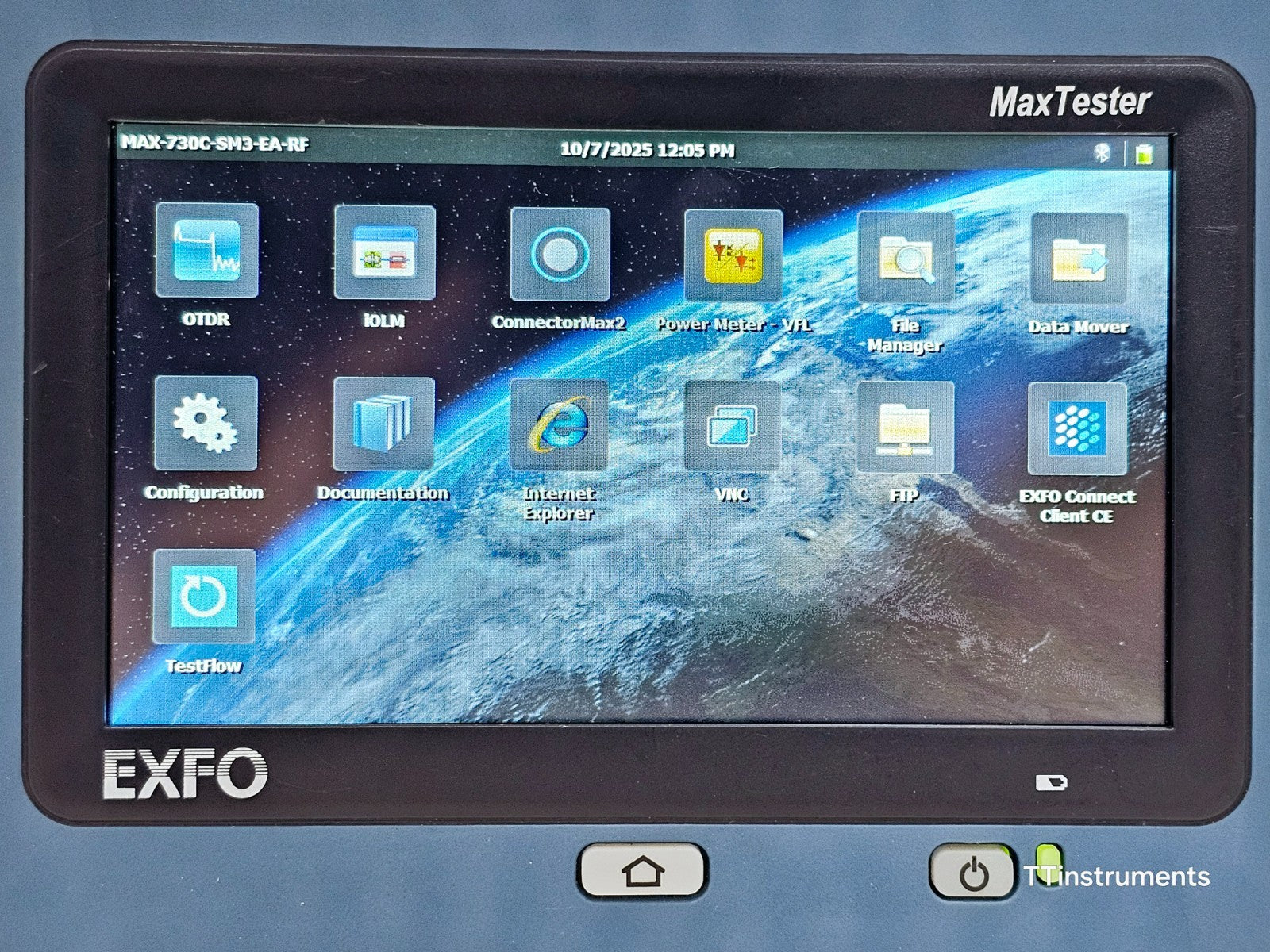 EXFO MAX-730C-SM3 iOLM MaxTester 1310/1550/1625 nm FTTx/PON 39/38/39 dB APC