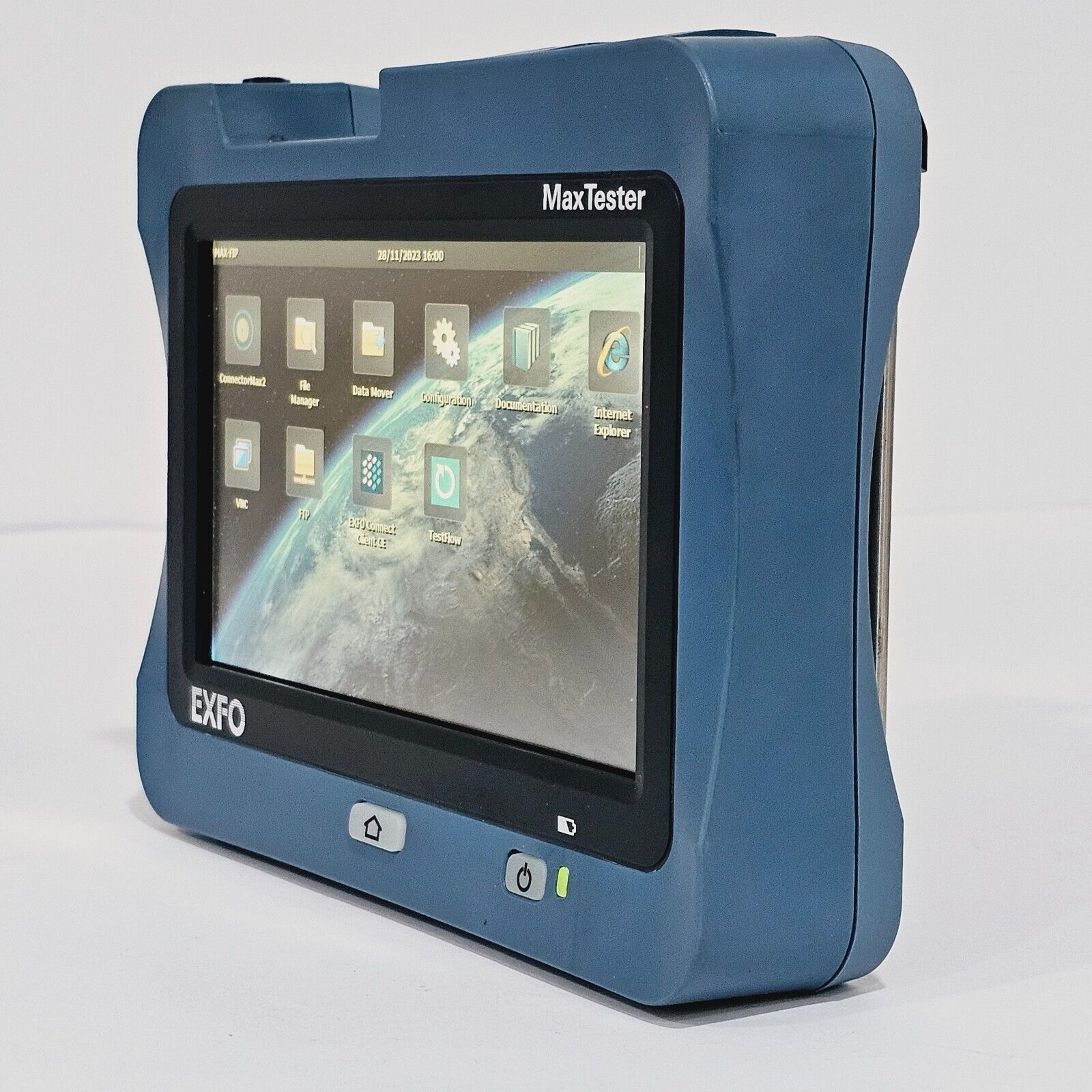 EXFO MaxTester MAX-FIP Mainframe w/ FIP-410B Fiber Inspection Scope & U25M/FC-SC