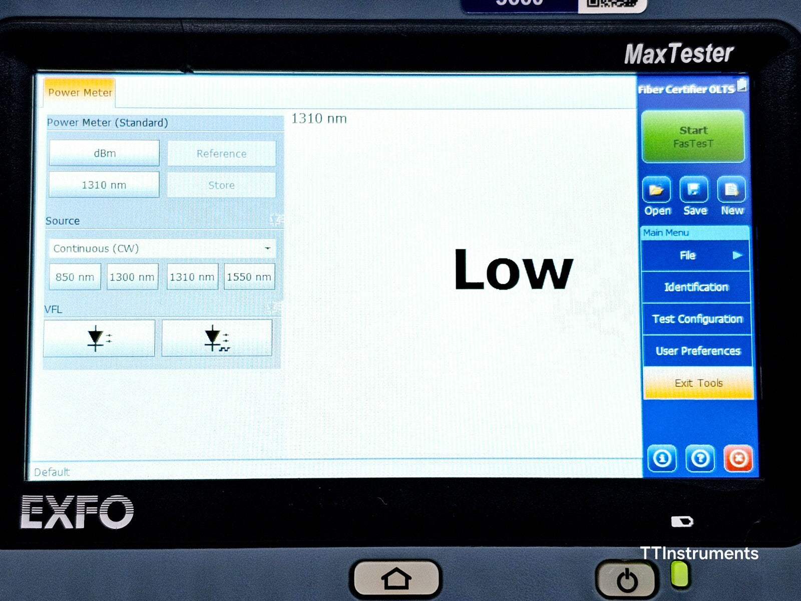 EXFO OLTS 940 ICERT QUAD 850/1300/1310/1550 nm SM MM Optical Loss Tester MAX 940