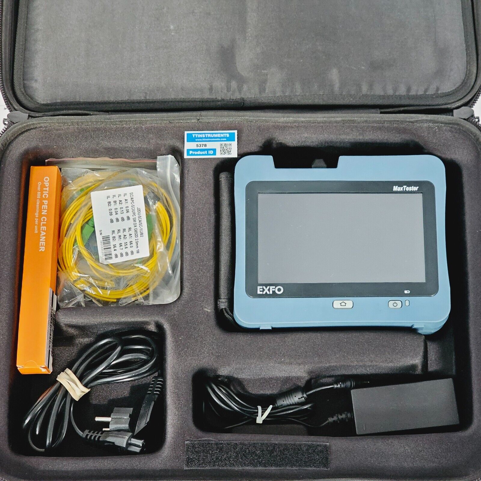 EXFO OLTS 940 ICERT QUAD 850/1300/1310/1550 nm SM MM Optical Loss Tester MAX-940