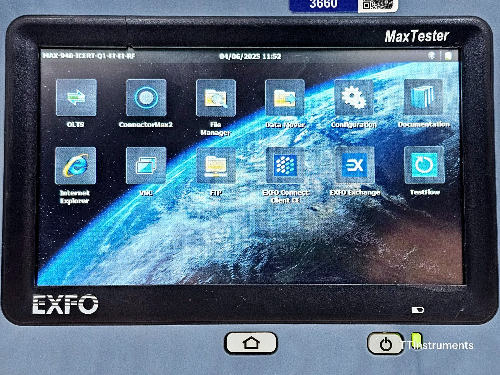 EXFO OLTS 940 ICERT QUAD 850/1300/1310/1550 nm SM MM Optical Loss Tester MAX 940