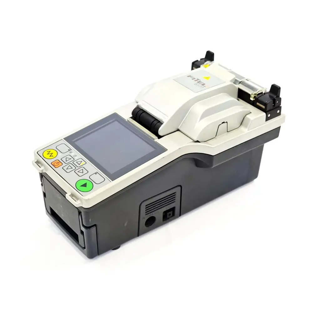 Fitel Furukawa S177A splicer display screen showing splice loss estimation interface