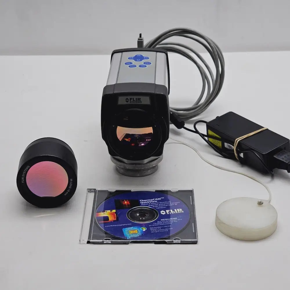 FLIR Thermovision A40 thermal imager showing lens and camera body detail