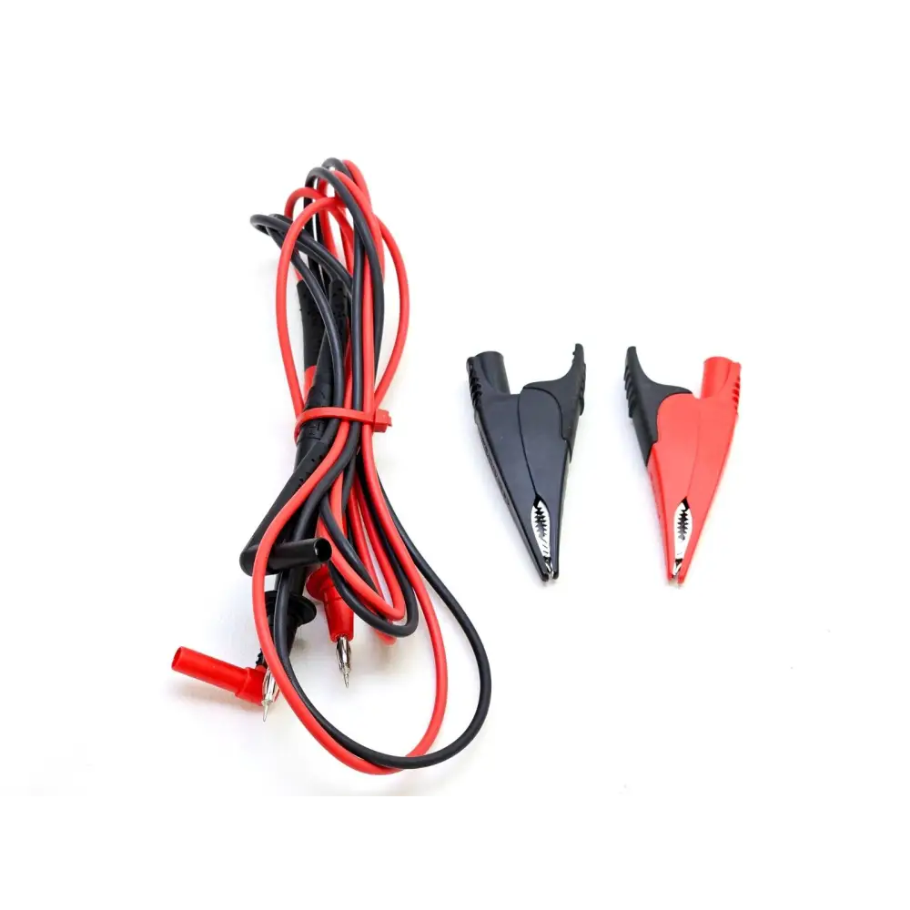 Fluke 345 clamp meter battery compartment and rear label detail