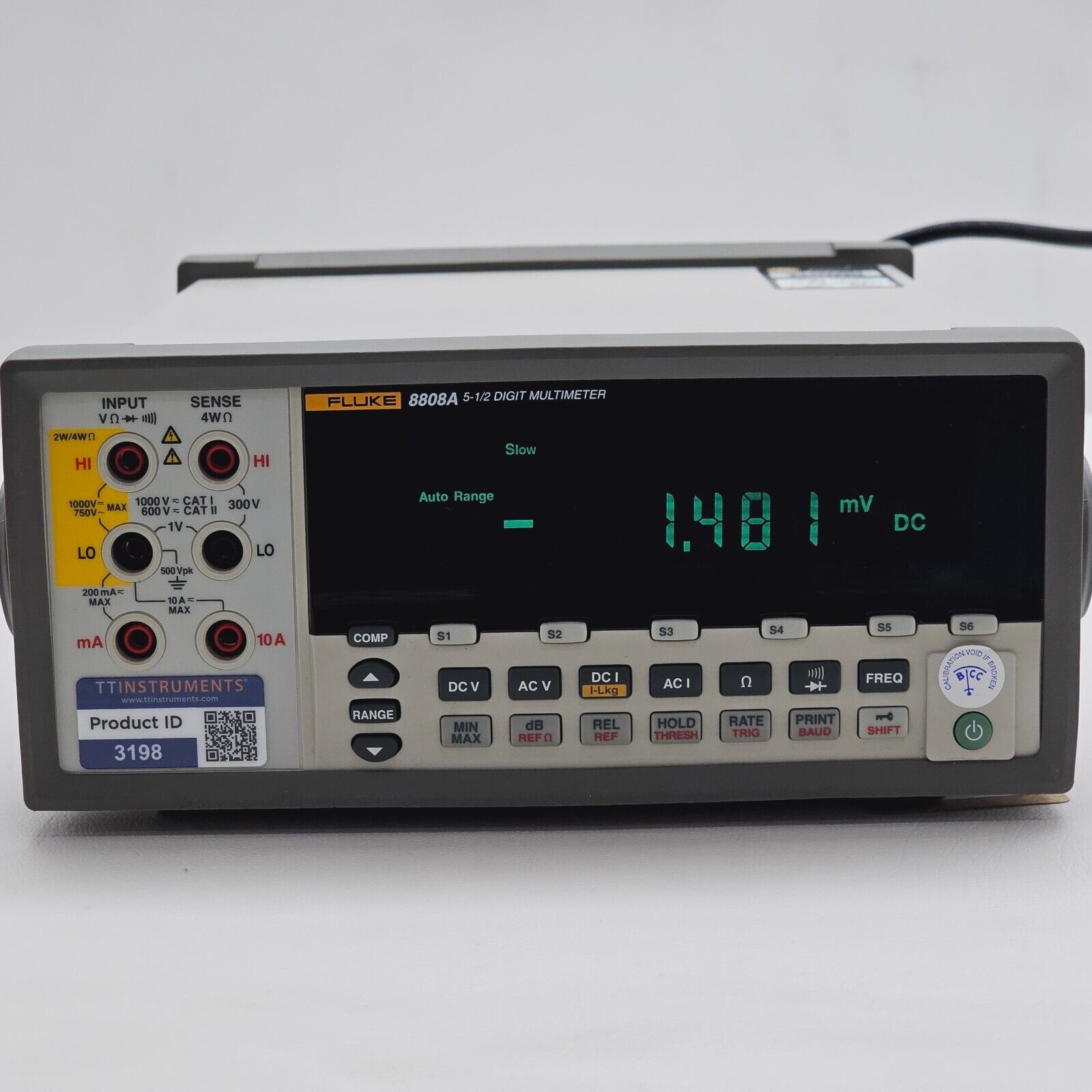 Fluke 8808A 5.5 Digit Multimeter