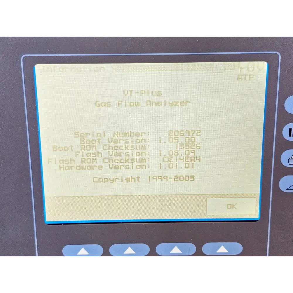 Fluke Biomedical VT Plus HF Gas Flow Analyzer