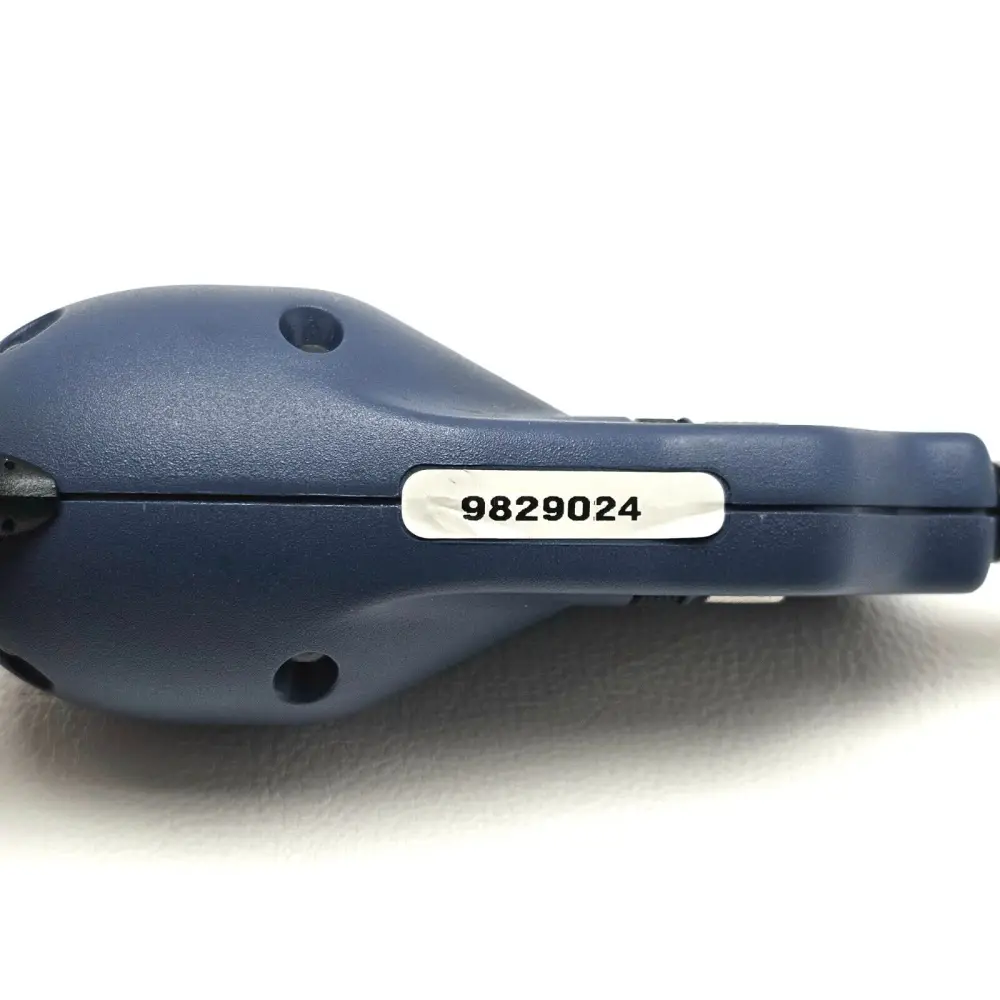 Fluke Networks FT650 Fiber Probe underside showing serial number label 9829024