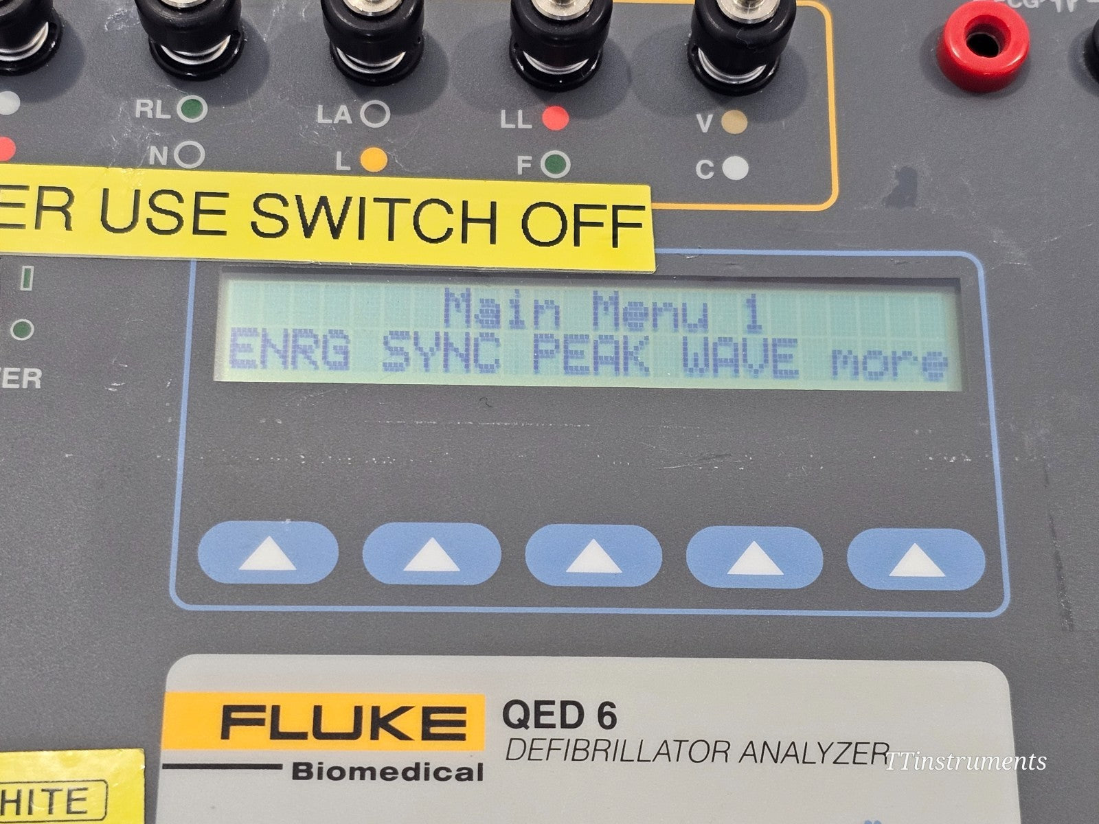 Fluke QED 6 Defibrillator Analyser overall condition — used unit
