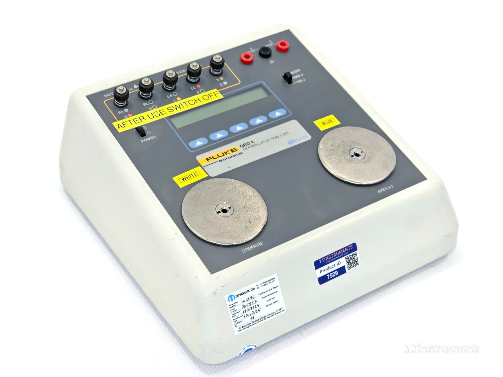 Fluke QED 6 Defib Analyzer