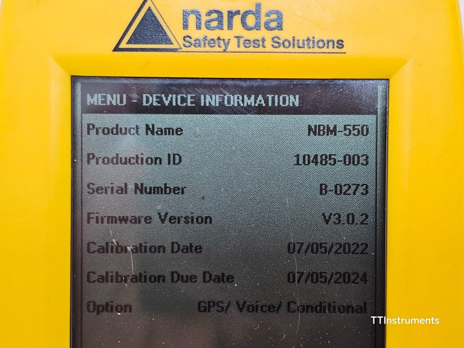 FOR PARTS Narda NBM-550 Broadband 2401/01 E-Field Probe 100 kHz - 3 GHz 2402/01