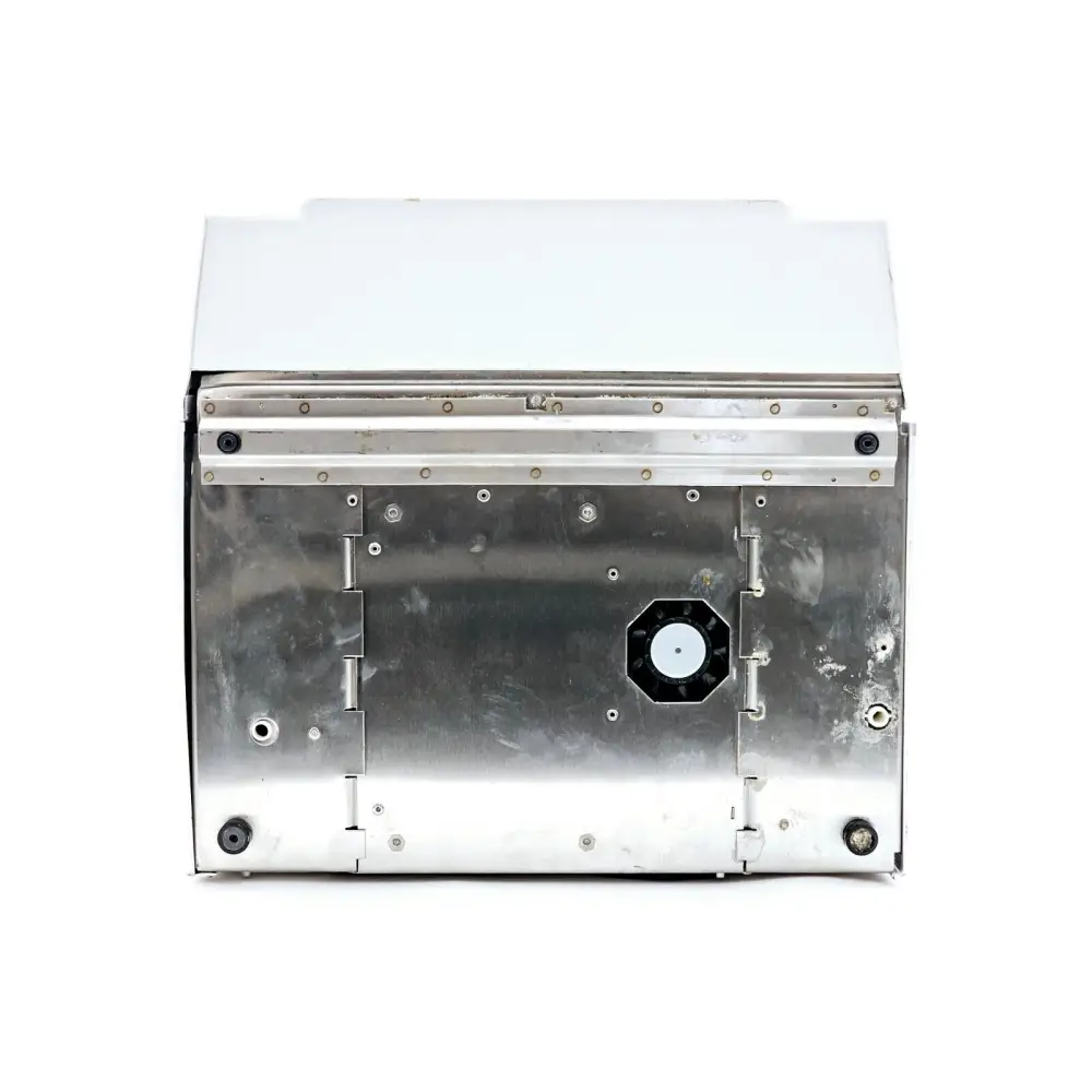 HORIBA ABX Micros ES 60 analyser sample intake area, reagent tank missing