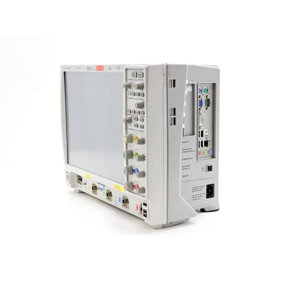 DSO9404A oscilloscope front panel showing display and controls