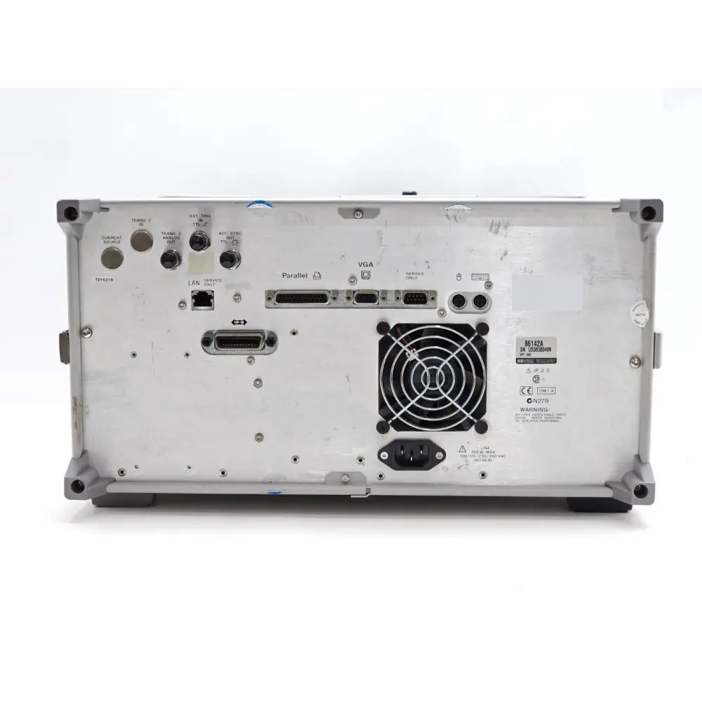 Keysight Agilent 86142A Optical Spectrum Analyser left side view