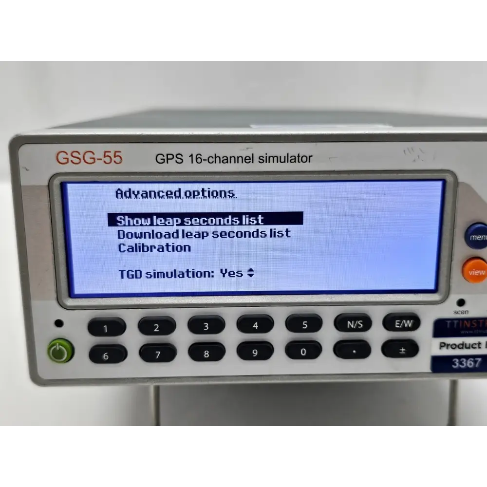Spectracom GSG-55 angled three-quarter front view