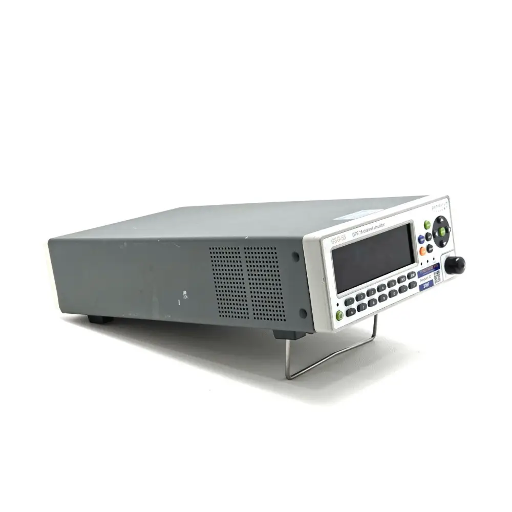 Spectracom GSG-55E rear panel showing connectors and ports