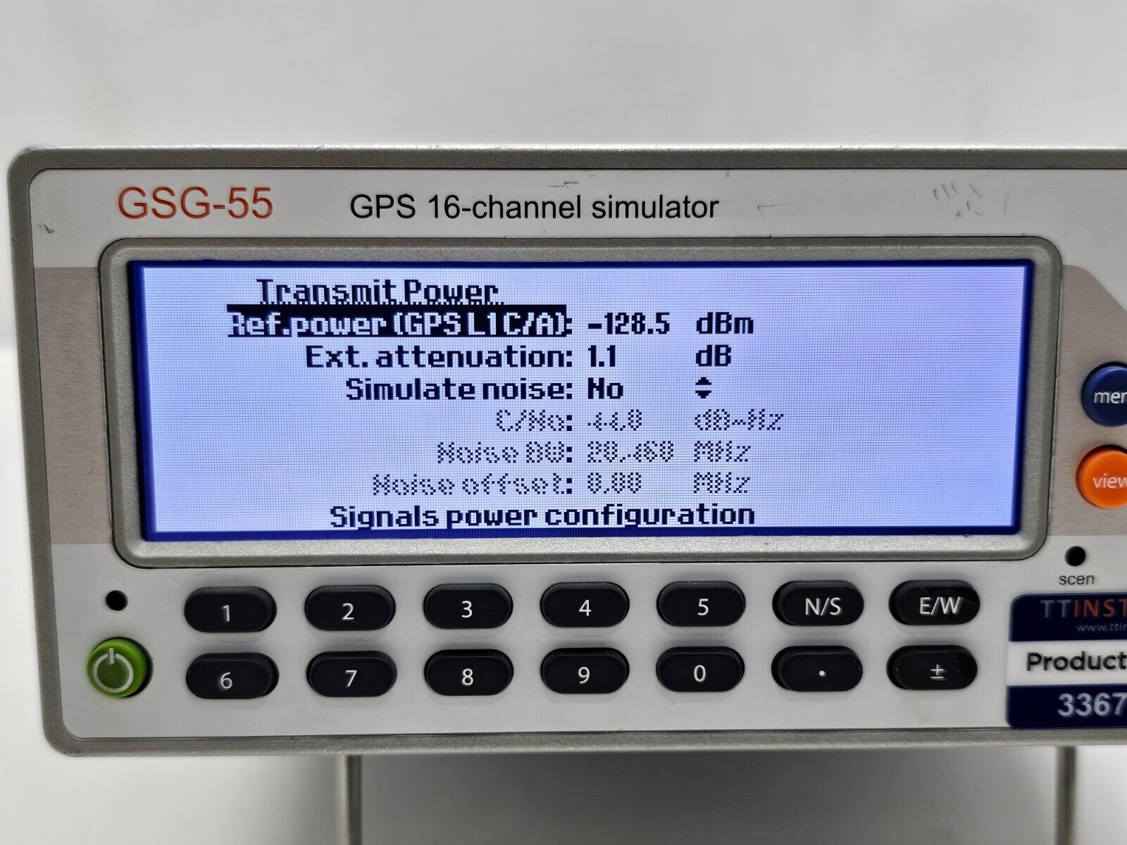 FOR PARTS/REPAIR Spectracom GSG-55 GPS 16 Channel Simulator GSG-55E