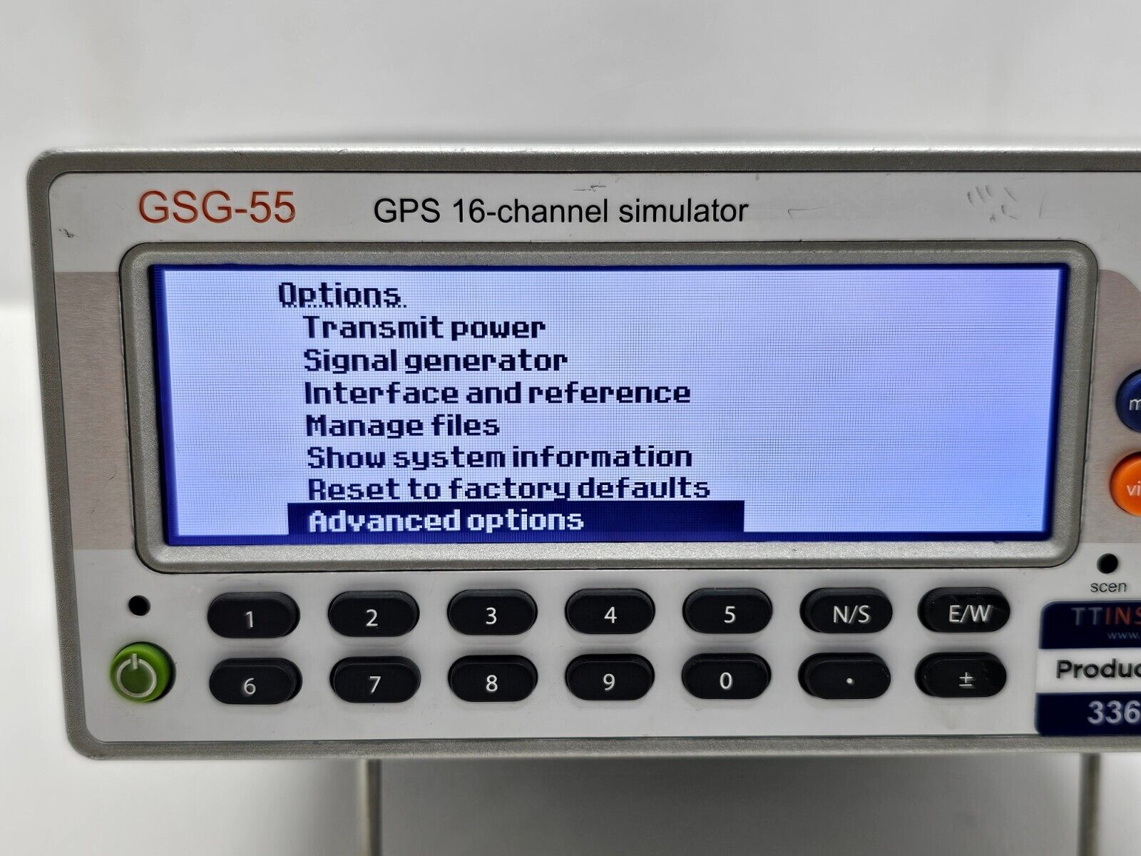 FOR PARTS/REPAIR Spectracom GSG-55 GPS 16 Channel Simulator GSG-55E