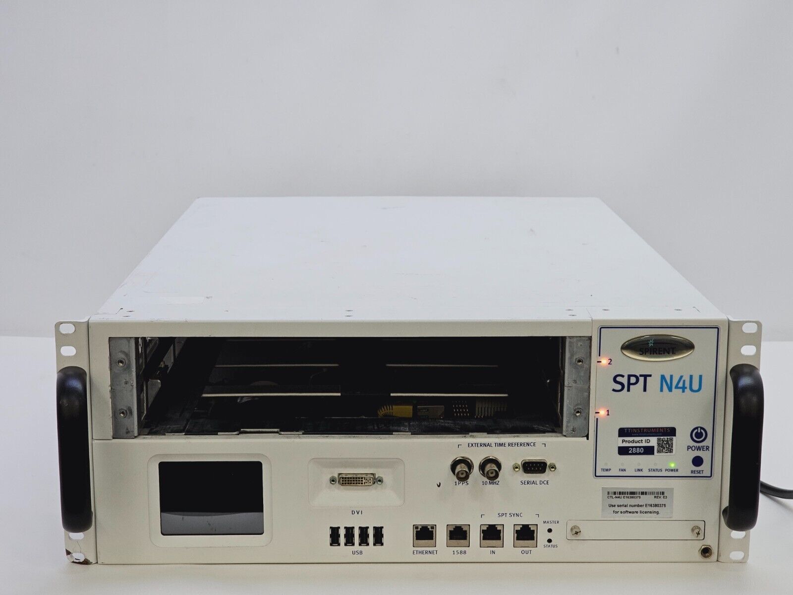 FOR PARTS / REPAIR Spirent SPT-N4U-220 2-Slot Chassis SPT N4U