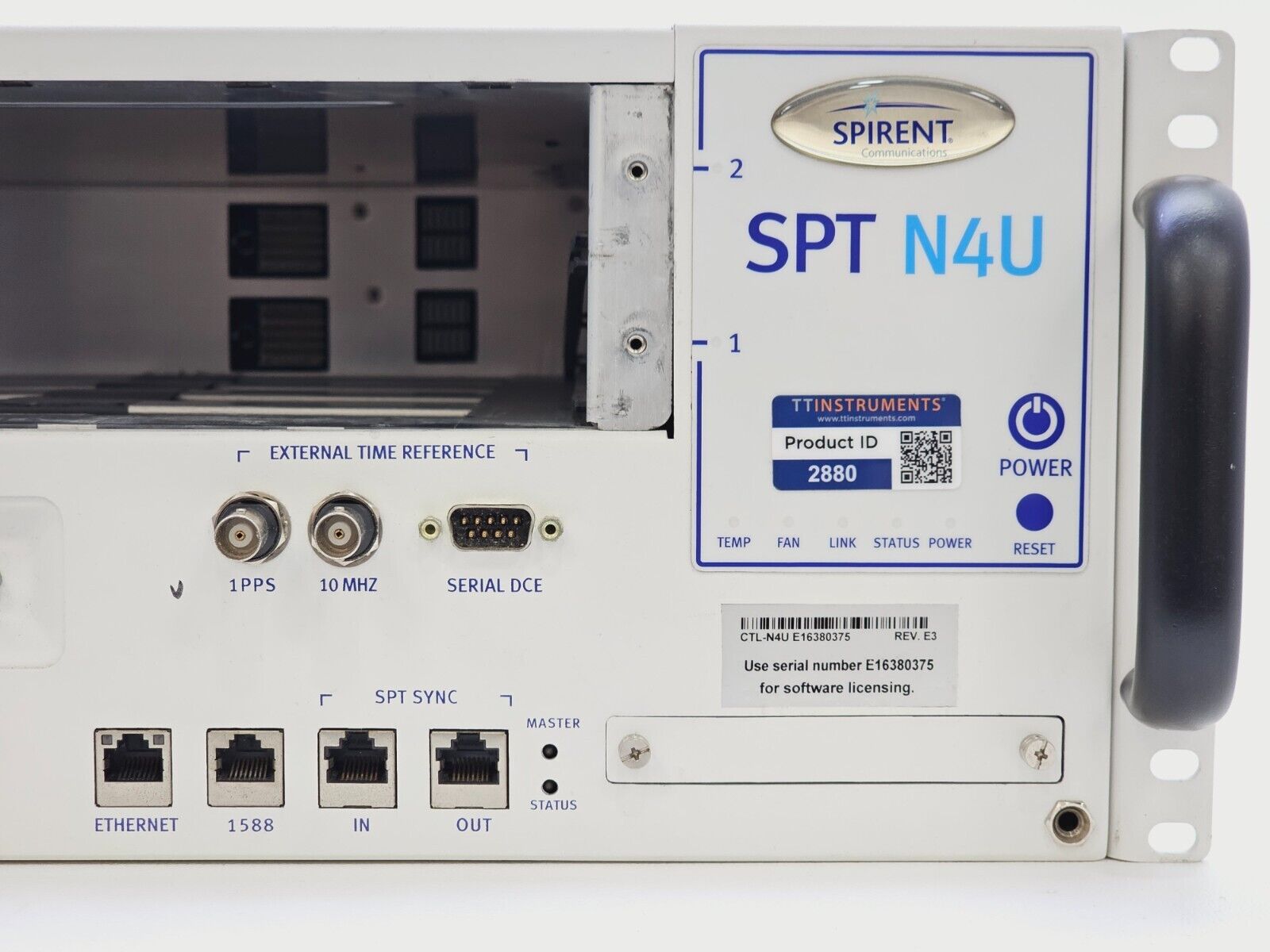 FOR PARTS / REPAIR Spirent SPT-N4U-220 2-Slot Chassis SPT N4U