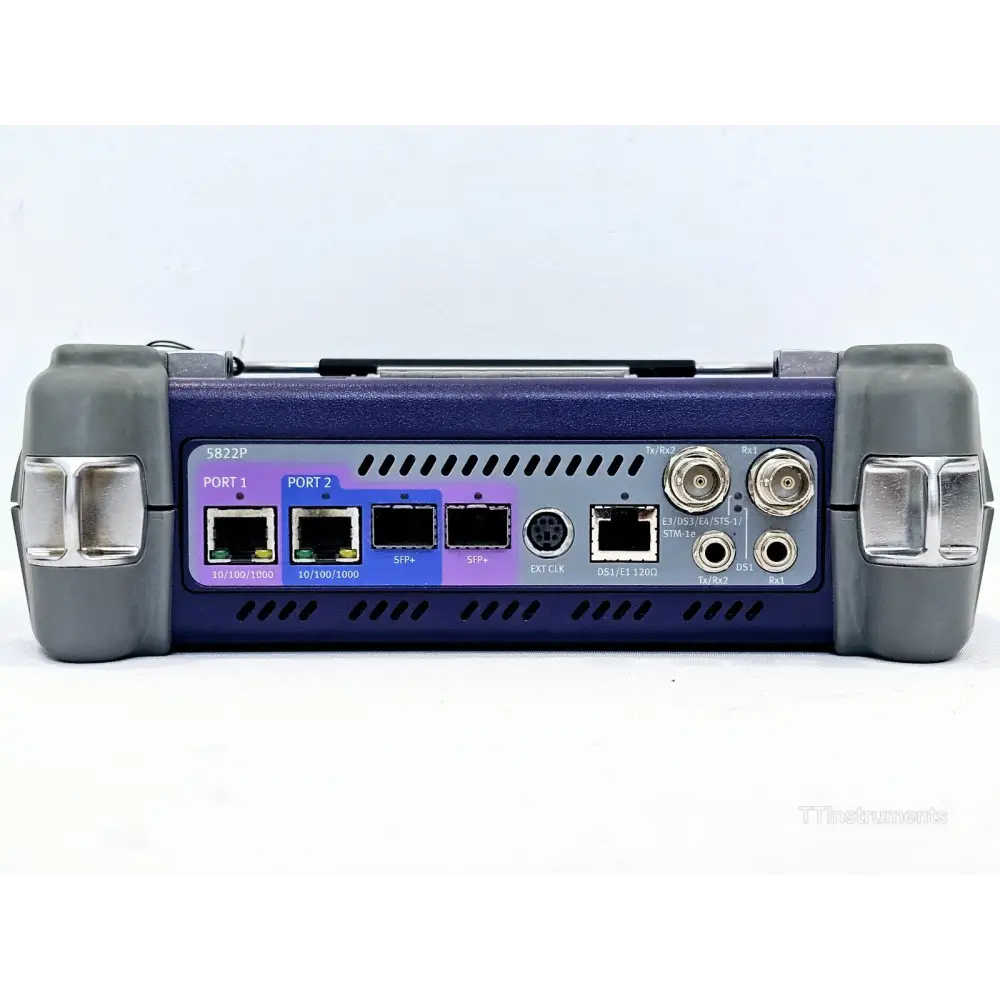 Viavi JDSU MTS 5800 v2 rear panel showing power and connectivity ports