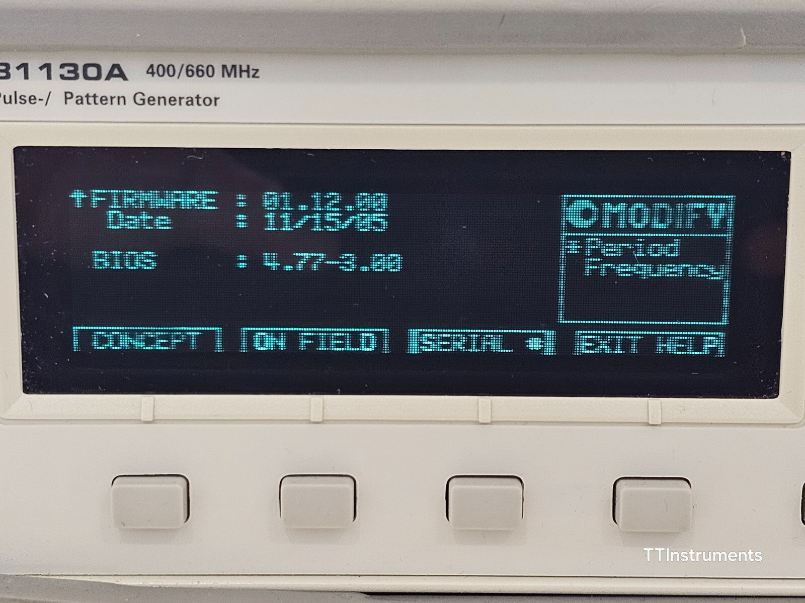 FOR REPAIR Agilent 81130A 400/660 MHz Pulse-/ Pattern Generator 81132Ax2