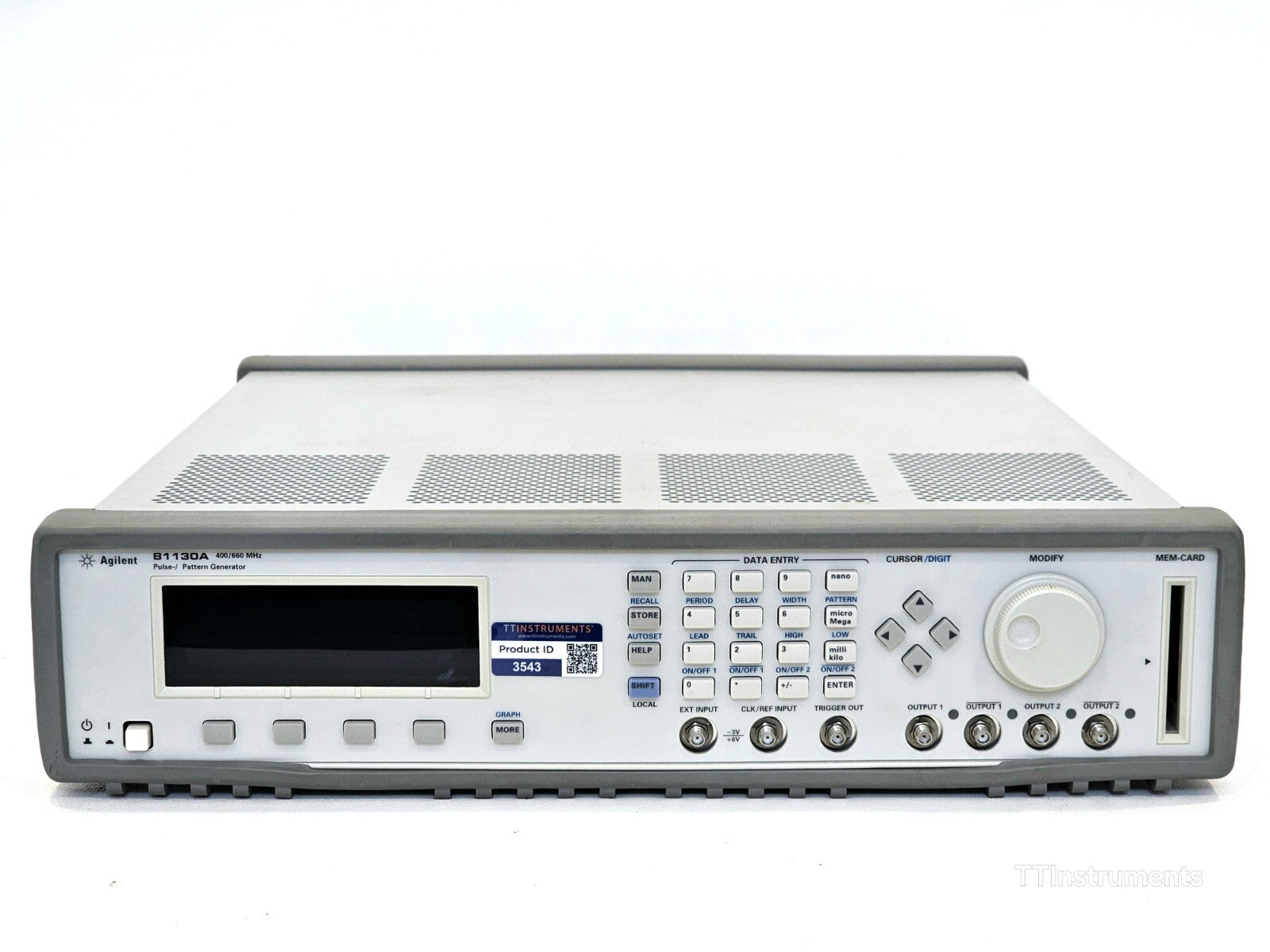 FOR REPAIR Agilent 81130A 400/660 MHz Pulse-/ Pattern Generator 81132Ax2