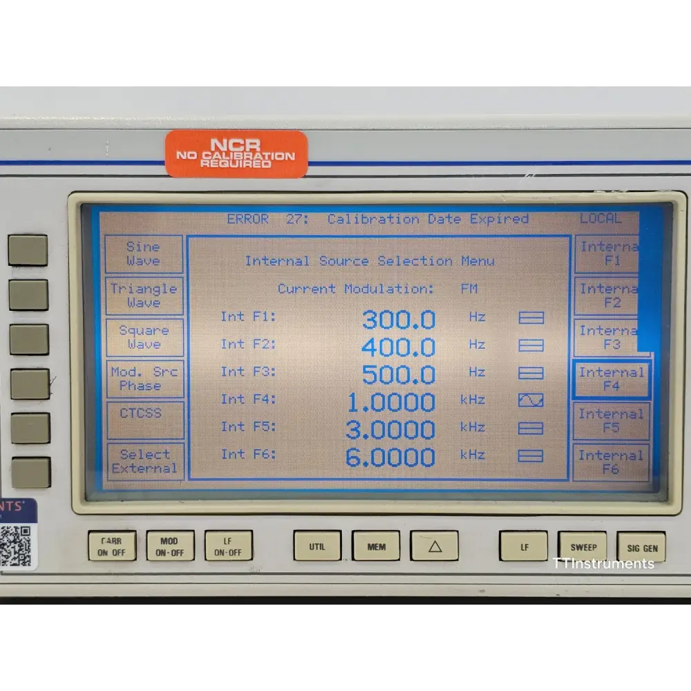 IFR 2032 signal generator attenuator section detail