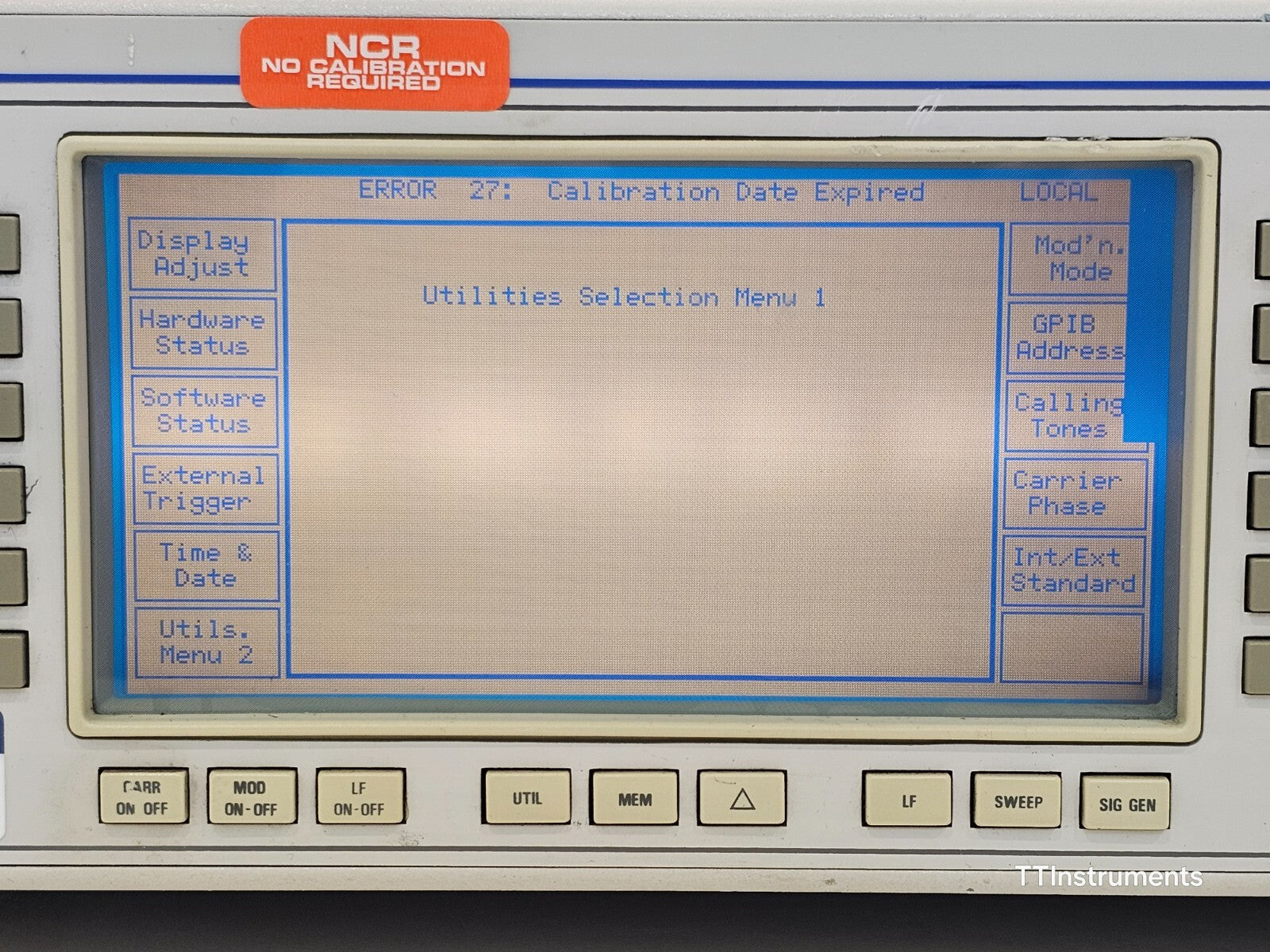 FOR REPAIR IFR 2032 10 kHz - 5.4 GHz Signal Generator