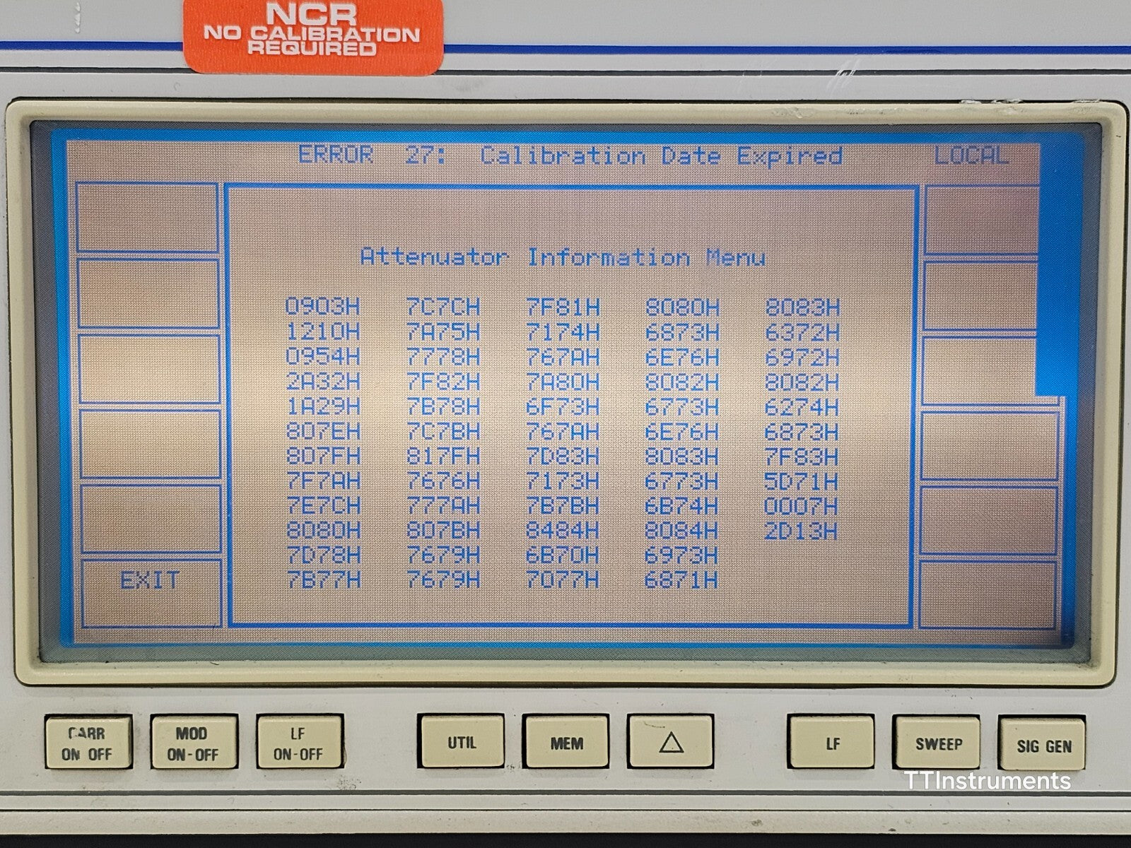 FOR REPAIR IFR 2032 10 kHz - 5.4 GHz Signal Generator