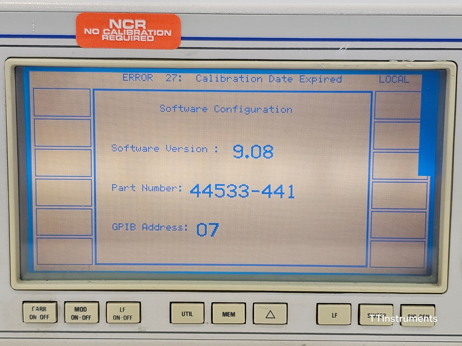 FOR REPAIR IFR 2032 10 kHz - 5.4 GHz Signal Generator