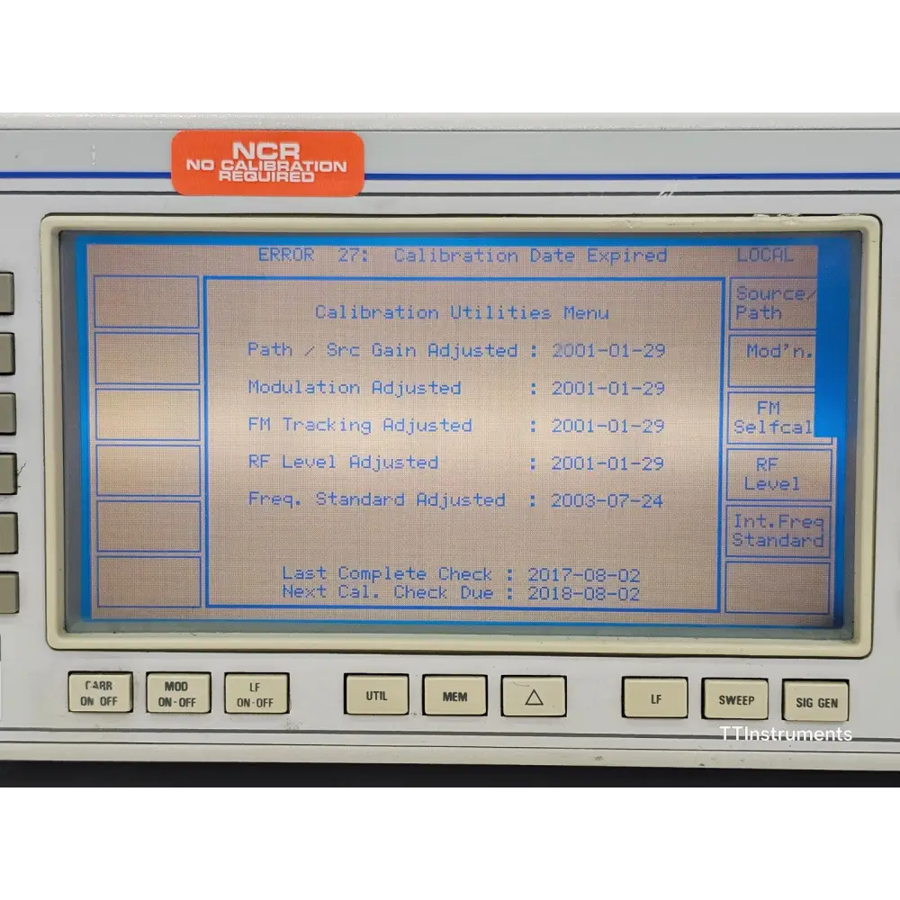 IFR 2032 10 kHz to 5.4 GHz signal generator full unit overview for parts
