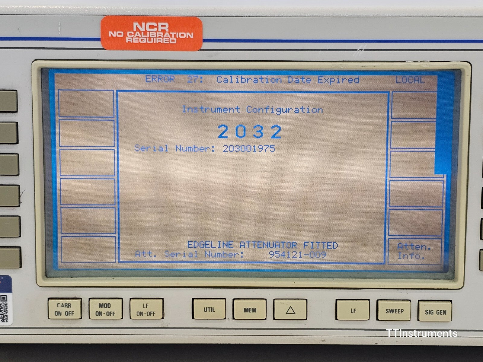 FOR REPAIR IFR 2032 10 kHz - 5.4 GHz Signal Generator