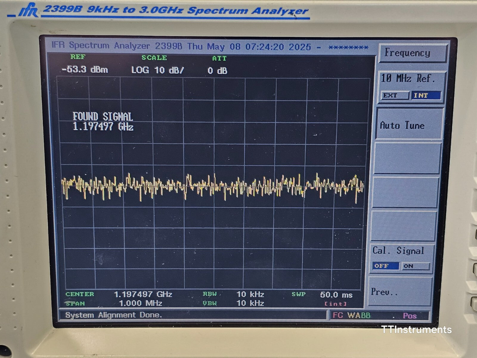 FOR REPAIR IFR 2399B 9 kHz to 3 GHz Spectrum Analyzer Opt 05/11