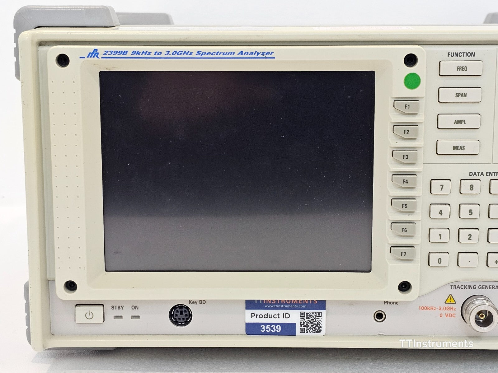 FOR REPAIR IFR 2399B 9 kHz to 3 GHz Spectrum Analyzer Opt 05/11