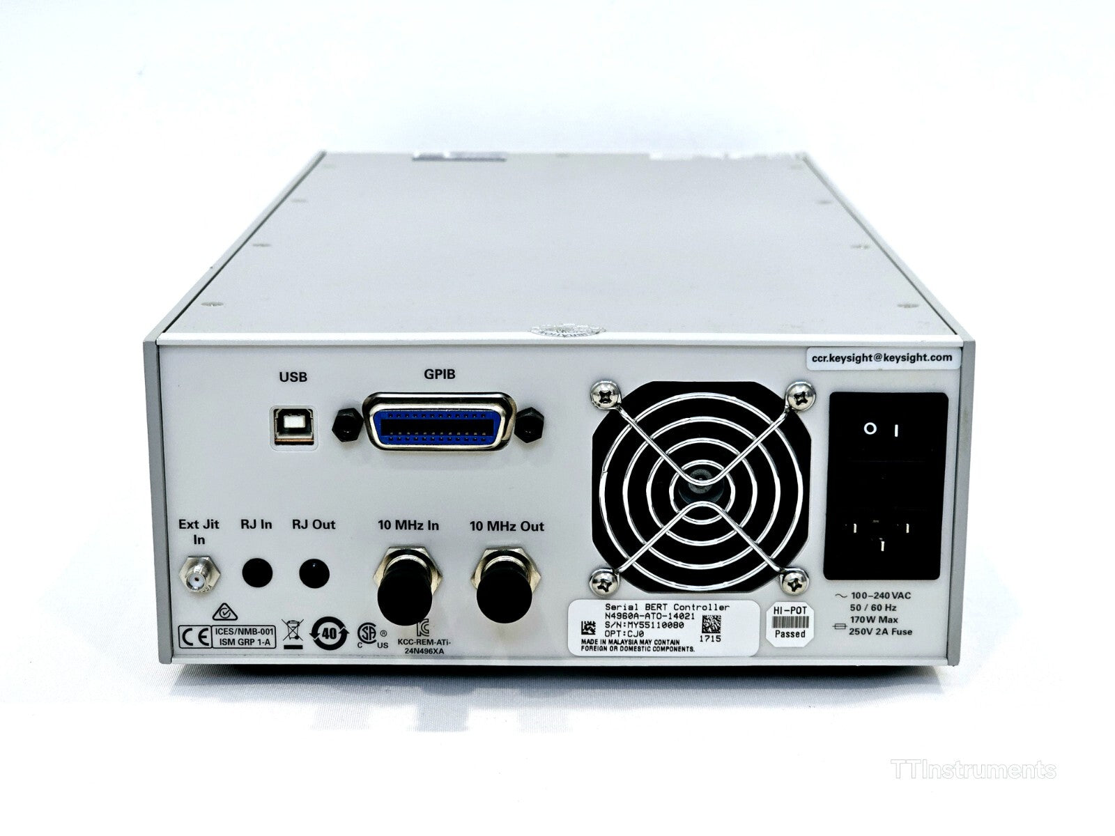 FOR REPAIR Keysight N4960A 16 GHz Clock Synthesizer / Serial BERT Controller CJ0