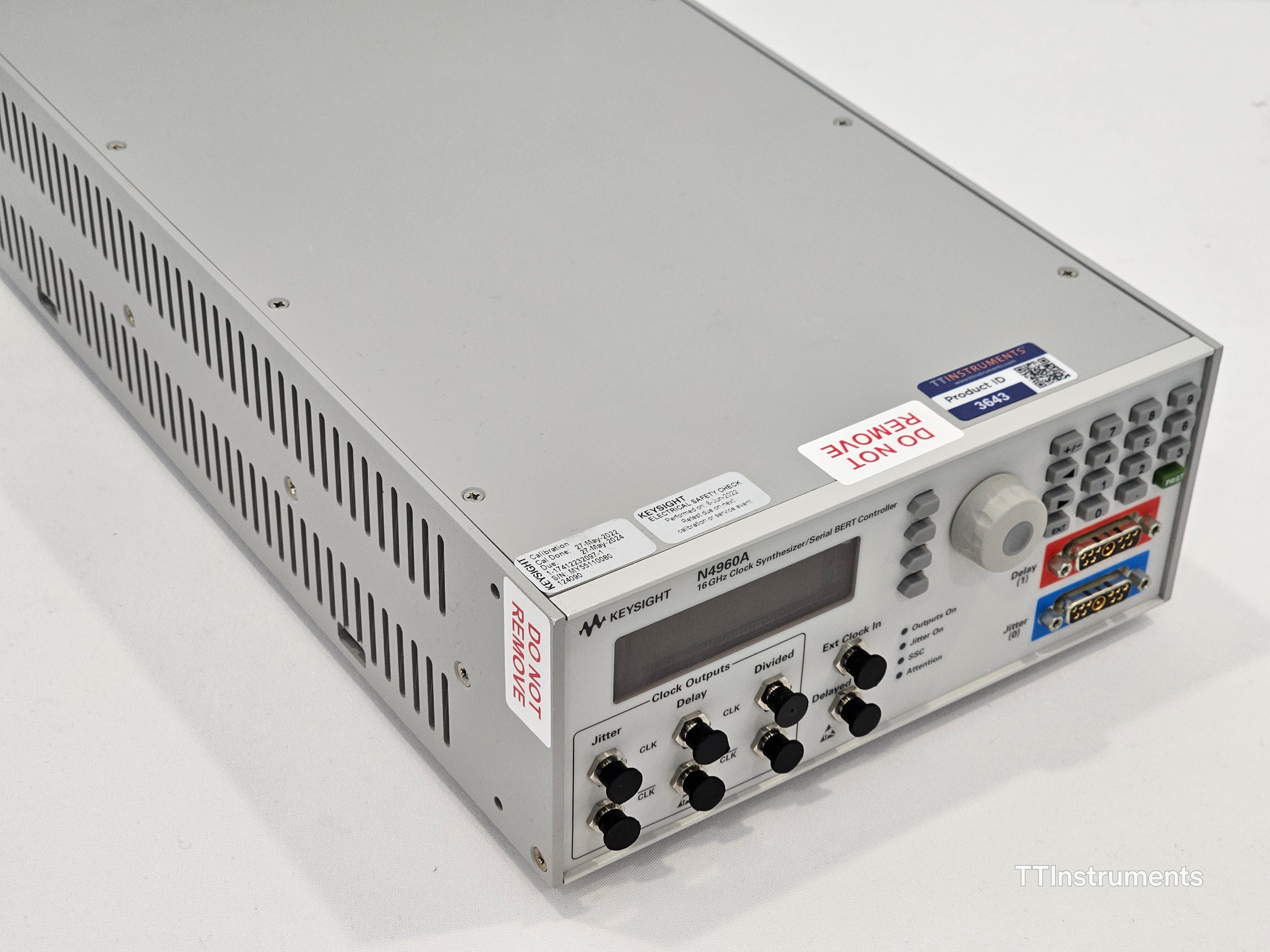 FOR REPAIR Keysight N4960A 16 GHz Clock Synthesizer / Serial BERT Controller CJ0