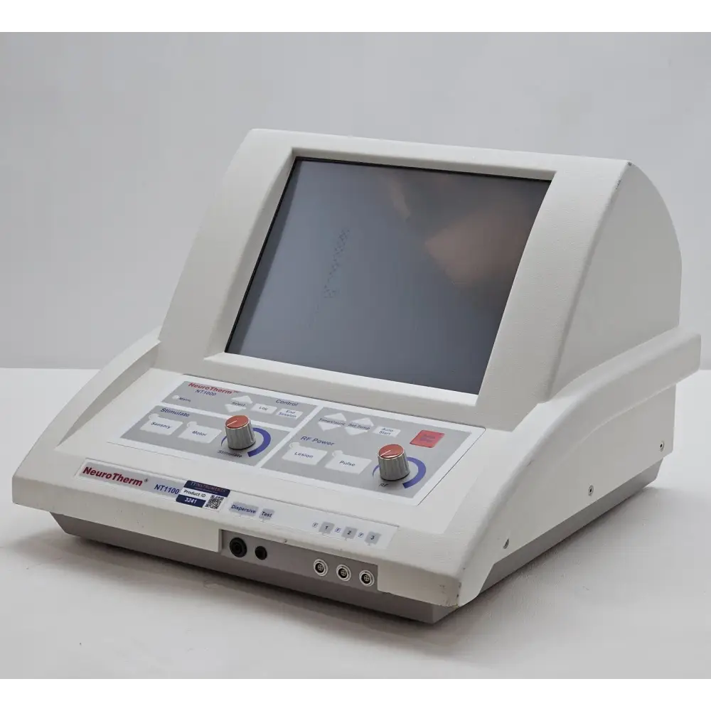 NeuroTherm NT1100 top view showing enclosure and any visible damage or repair signs