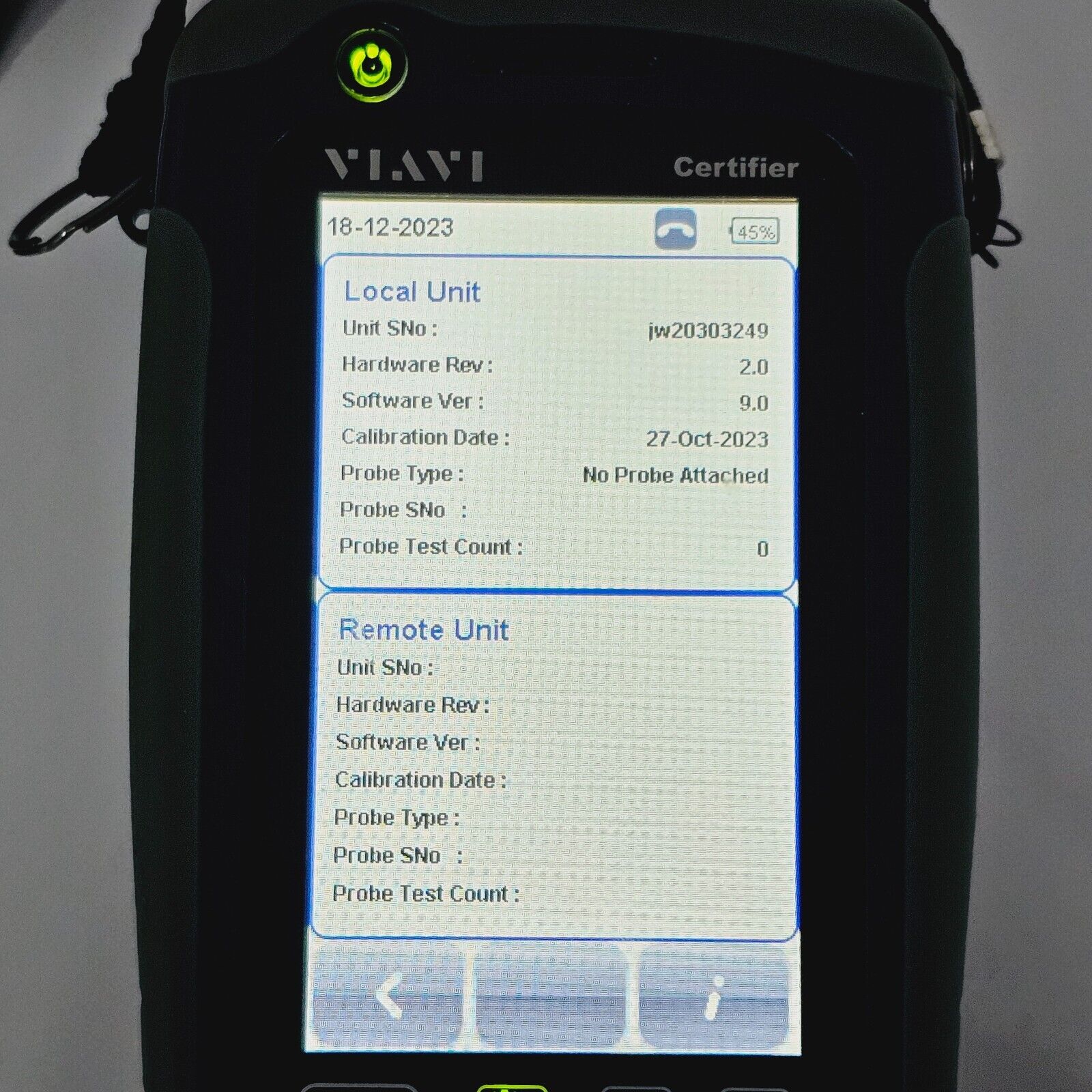 FOR REPAIR Viavi JDSU 40G Cable Certifier NGC-4500 Mainframes Local & Remote