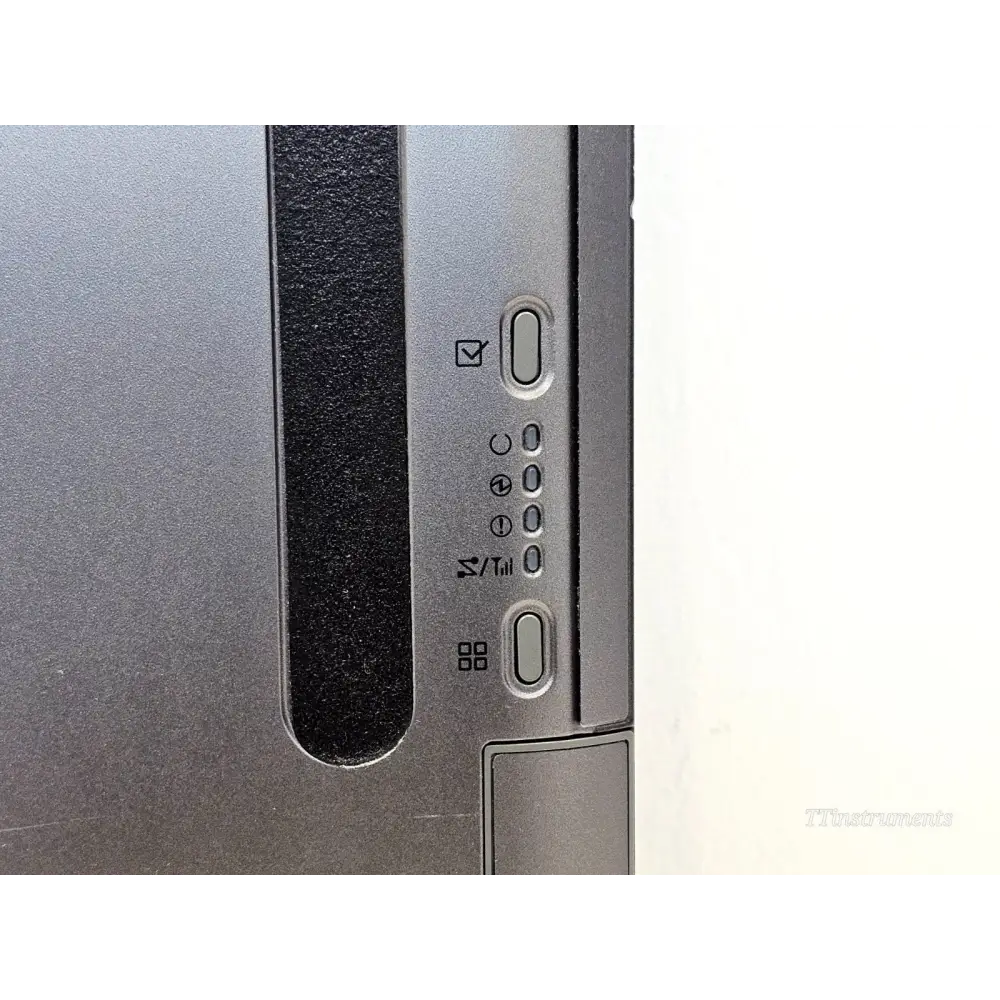 Fujifilm FDR D-EVO III C35i — side panel detail showing status LEDs, power and SmartSwitch function buttons
