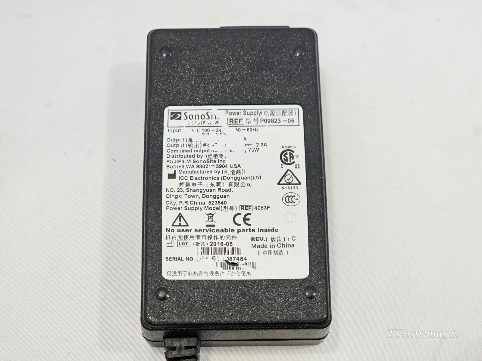 FUJIFILM SonoSite P09823-06 M Turbo Power Supply OEM