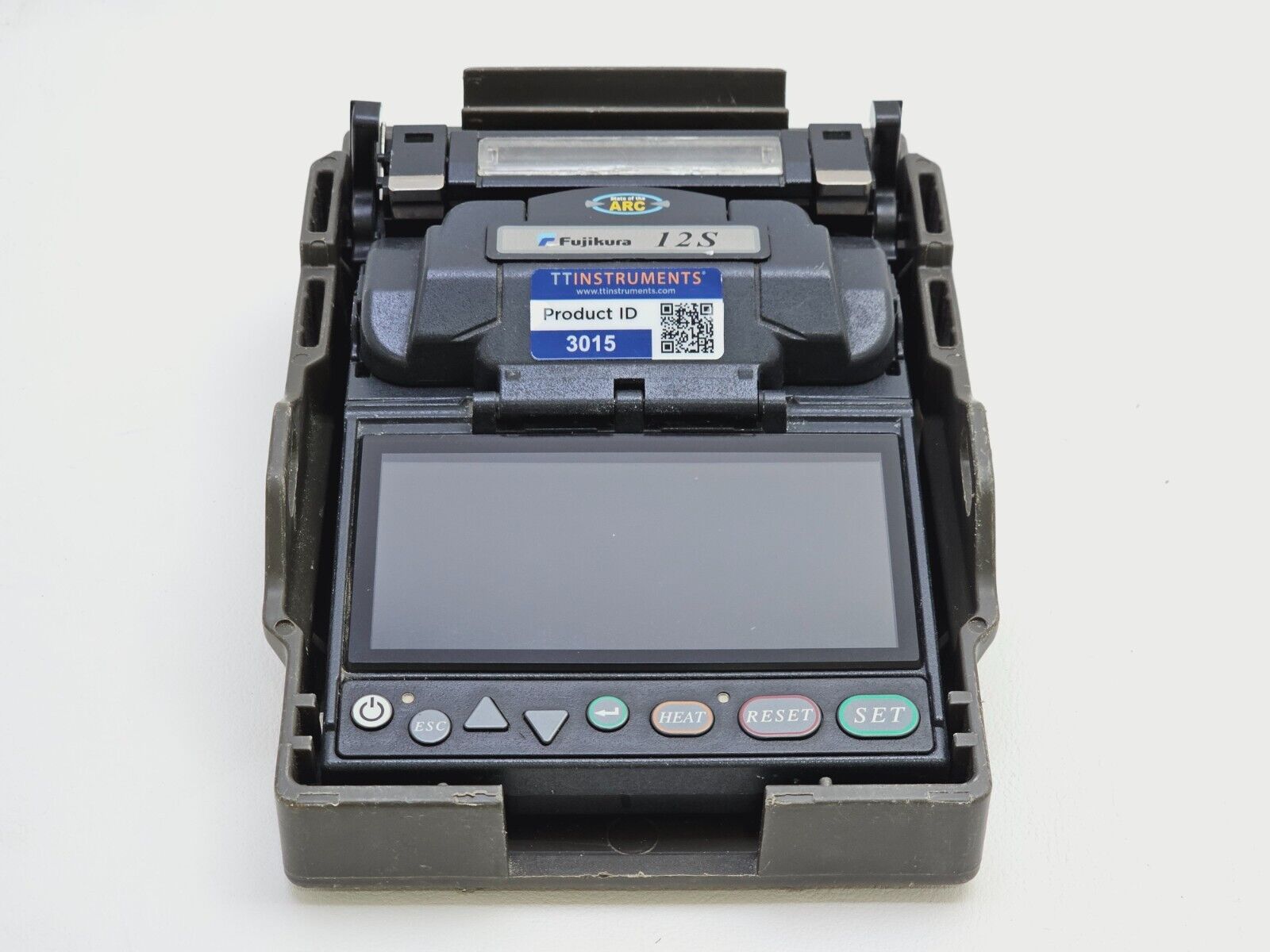 Fujikura 12S SM MM Fiber Fusion Splicer + CT-06 Cleaver & Fiber Holders ARC 1792