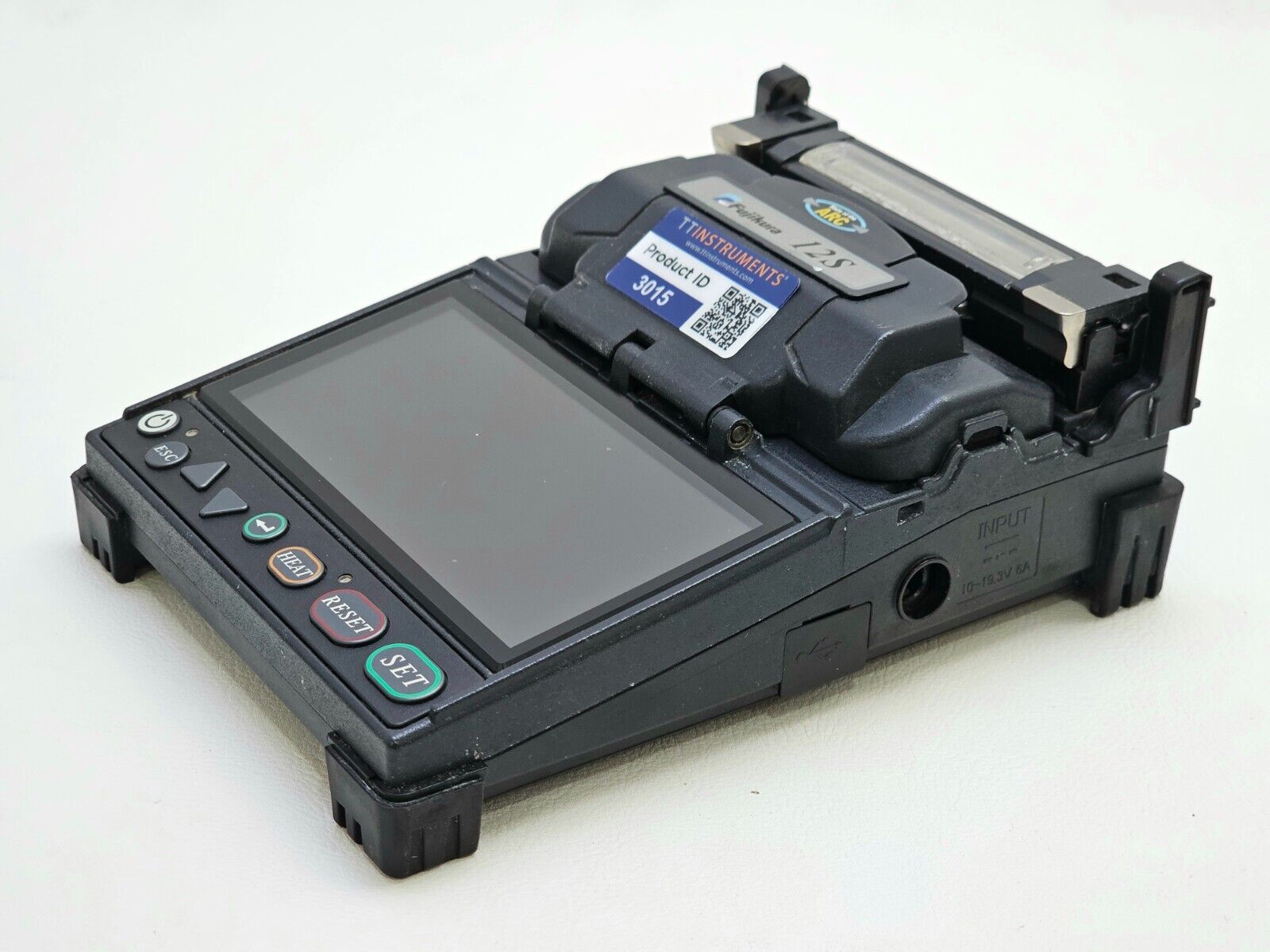 Fujikura 12S SM MM Fiber Fusion Splicer + CT-06 Cleaver & Fiber Holders ARC 1792