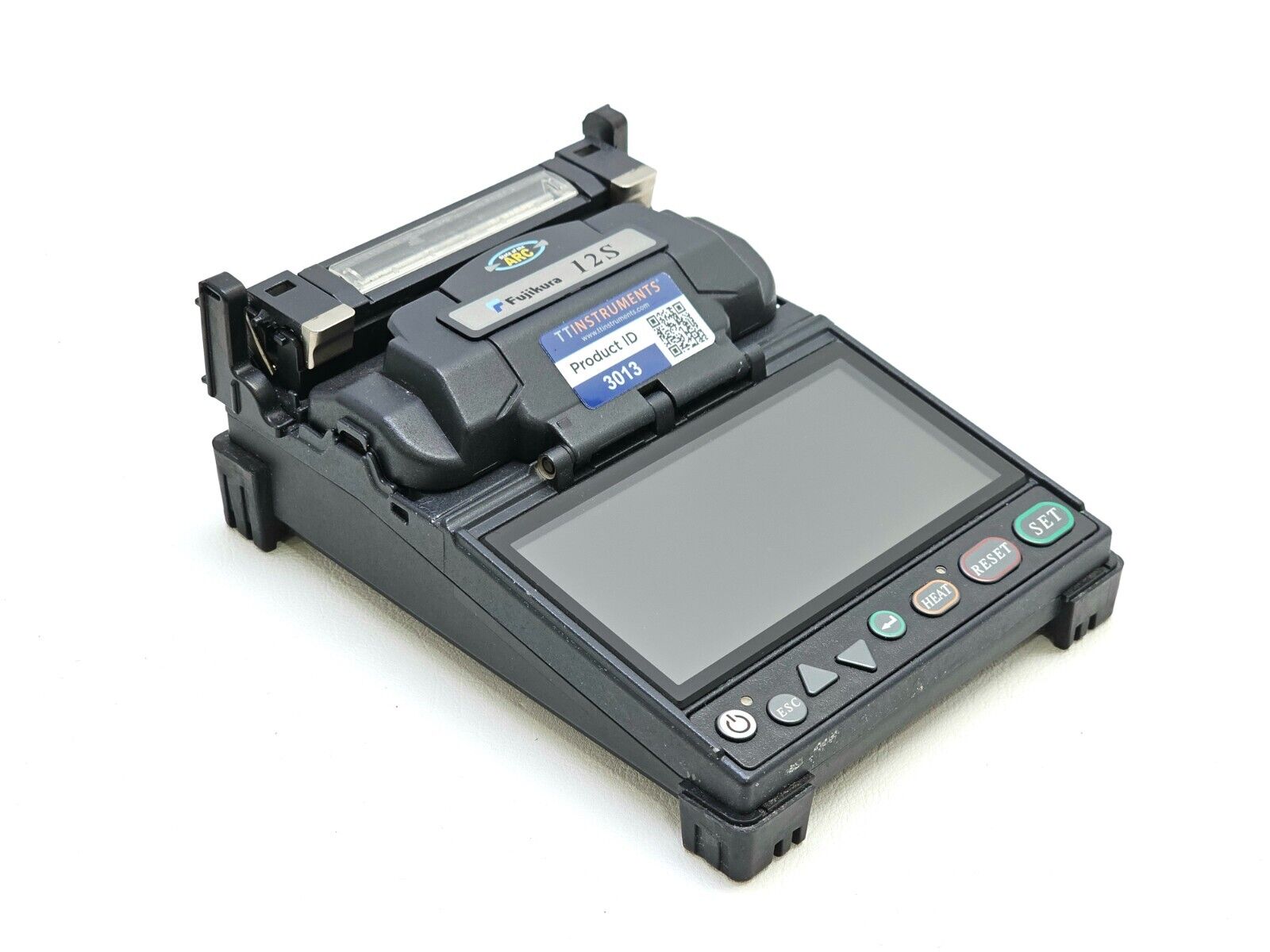 Fujikura 12S SM MM Fiber Fusion Splicer + CT-30 Cleaver & Fiber Holders ARC 1267
