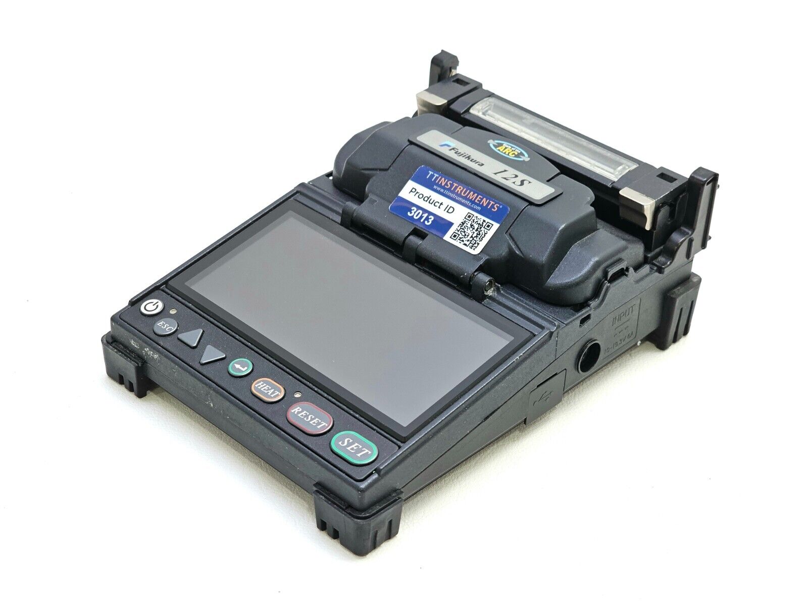 Fujikura 12S SM MM Fiber Fusion Splicer + CT-30 Cleaver & Fiber Holders ARC 1267