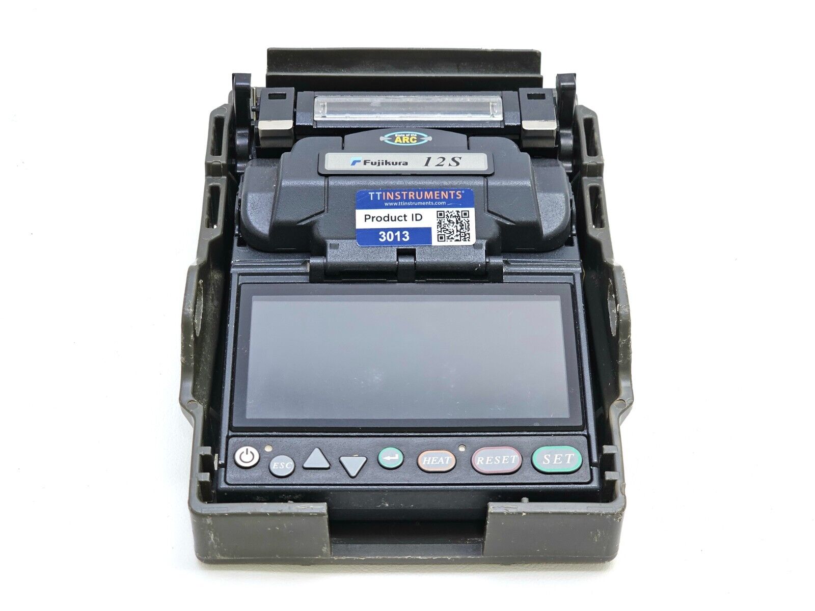 Fujikura 12S SM MM Fiber Fusion Splicer + CT-30 Cleaver & Fiber Holders ARC 1267