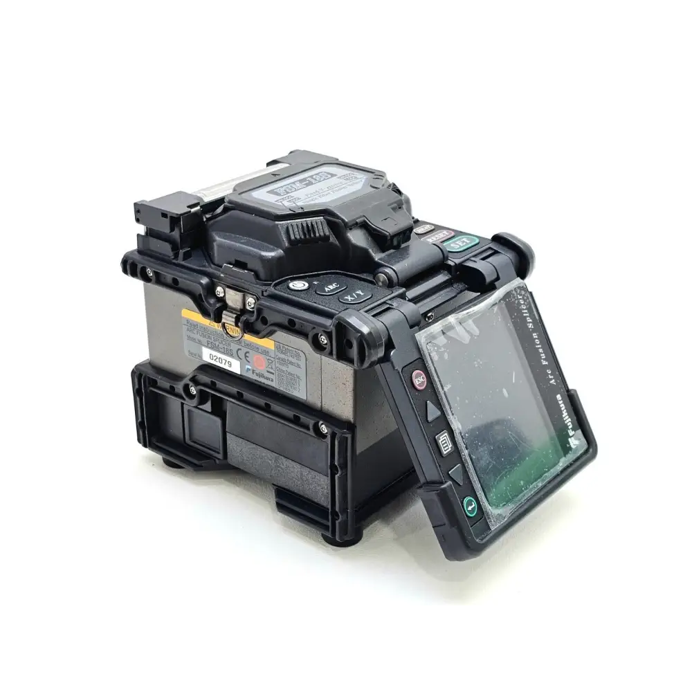 Fujikura FSM-18S splicer colour LCD display and control panel close-up