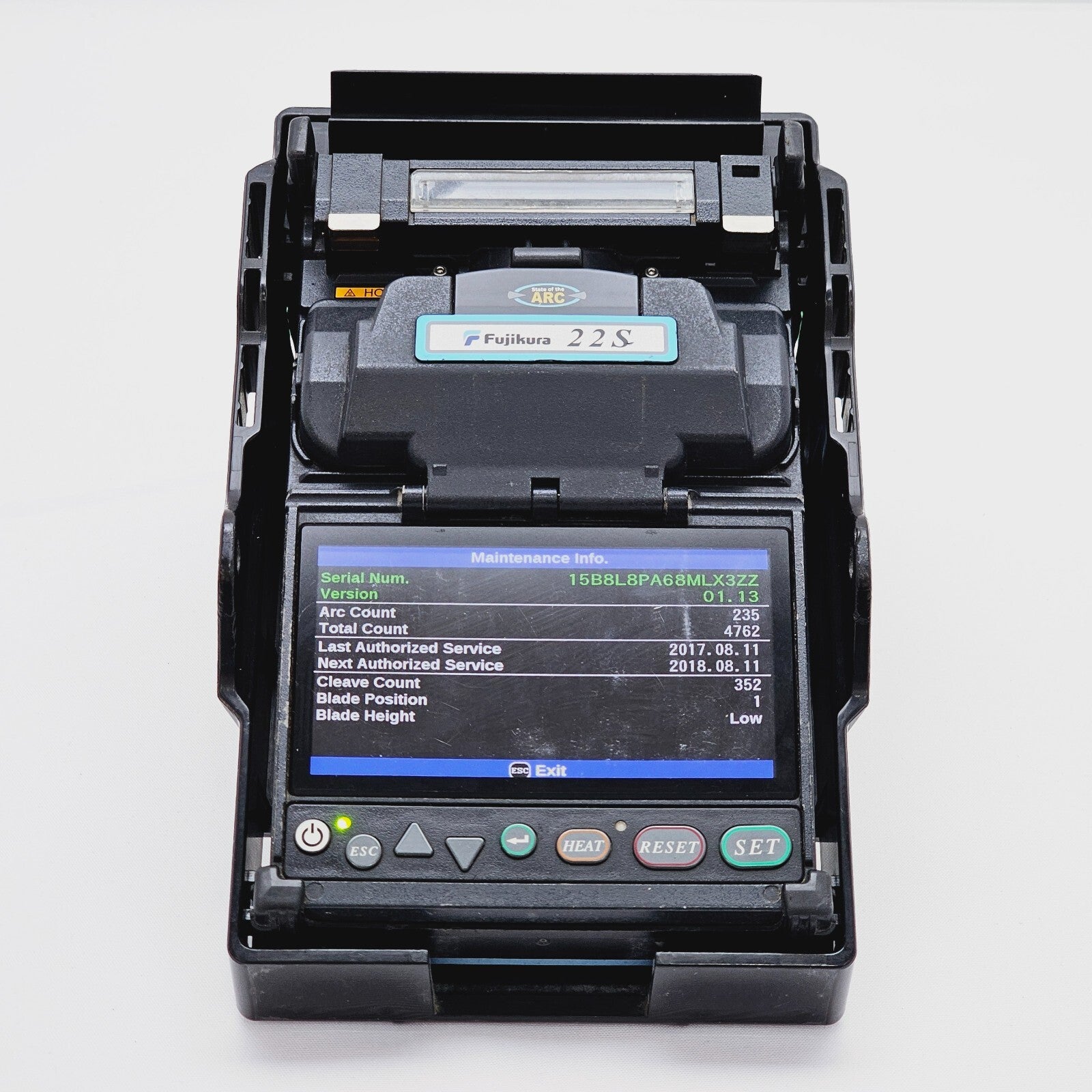 Fujikura 22S SM MM Fiber Fusion Splicer + CT-30 Cleaver & Fiber Holders FSM 22S
