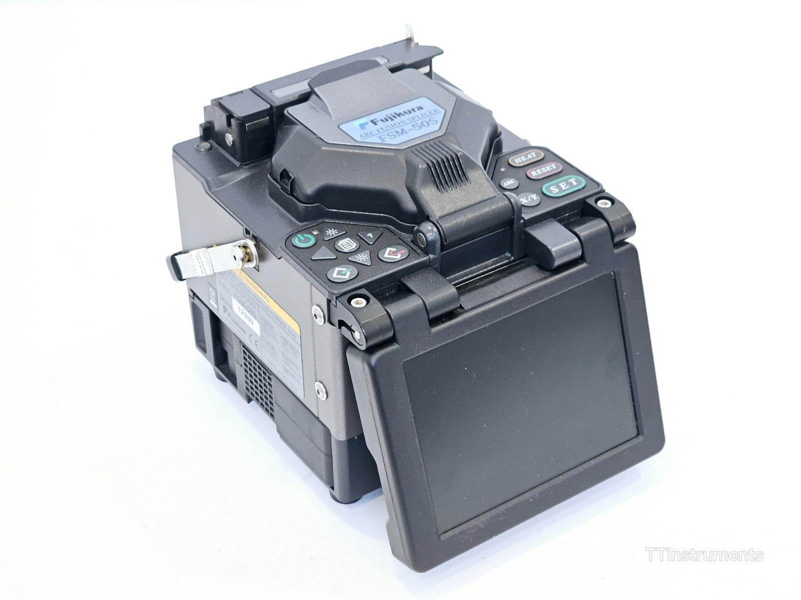 Fujikura 50S fibre splicer side view showing condition and build quality